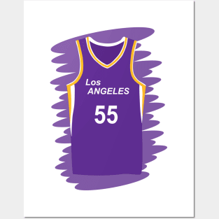 Los Angeles Sparks uniform number 55 Posters and Art